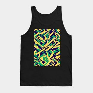 African Print Pattern Tank Top